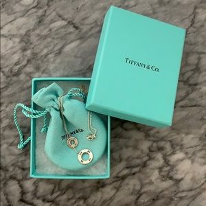 Tiffany & Co Atlas pierced lavalier necklace